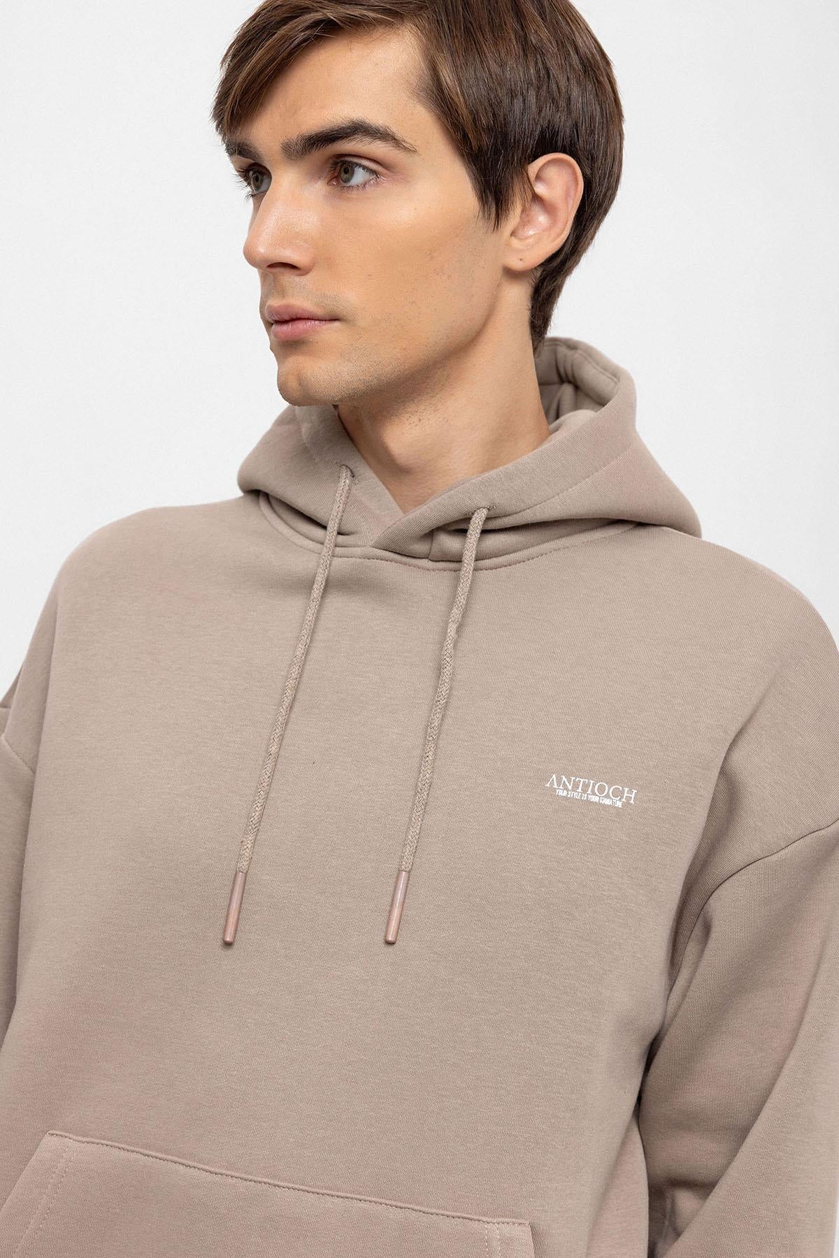 KOALA SYDNEY Men's Mink Regular Fit Printed Tracksuit Set