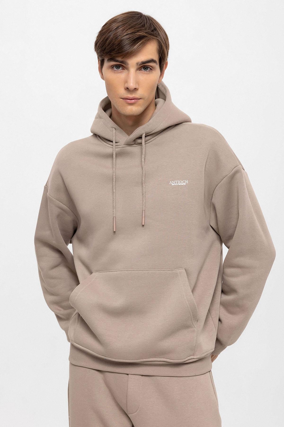 KOALA SYDNEY Men's Mink Regular Fit Printed Tracksuit Set