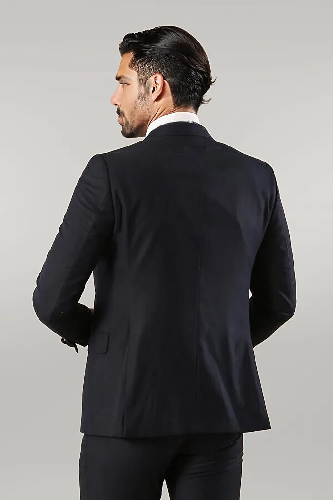 KOALA SYDNEY Satin Lapel Navy Blue Tuxedo |
