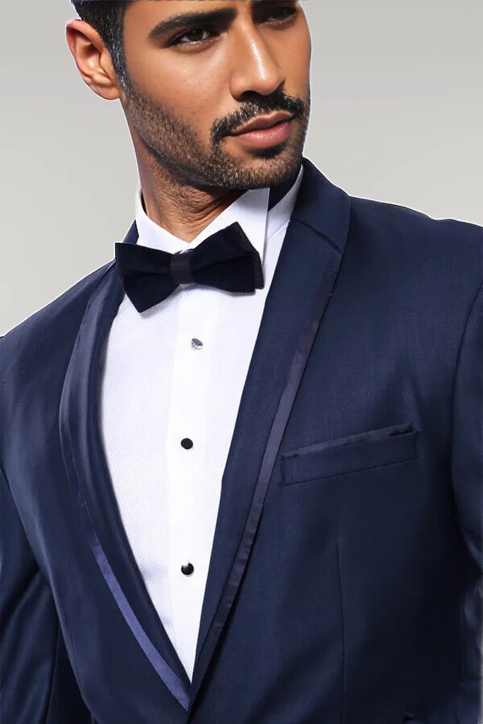 KOALA SYDNEY Shawl Lapel Blue Wedding Suit |