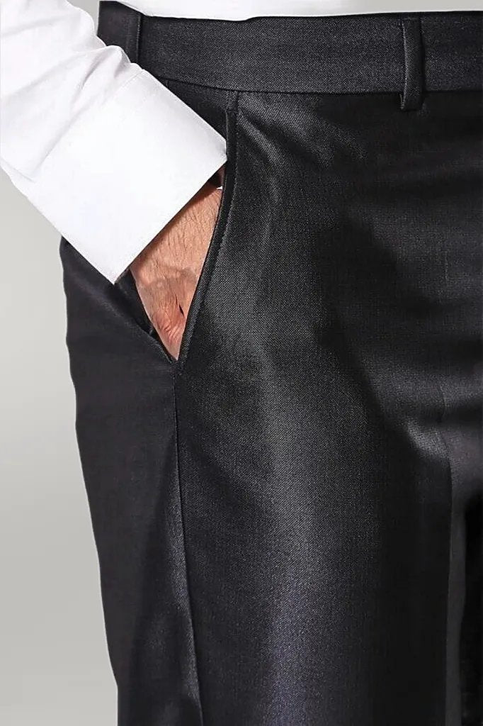 Shiny Smoked Men's Suit