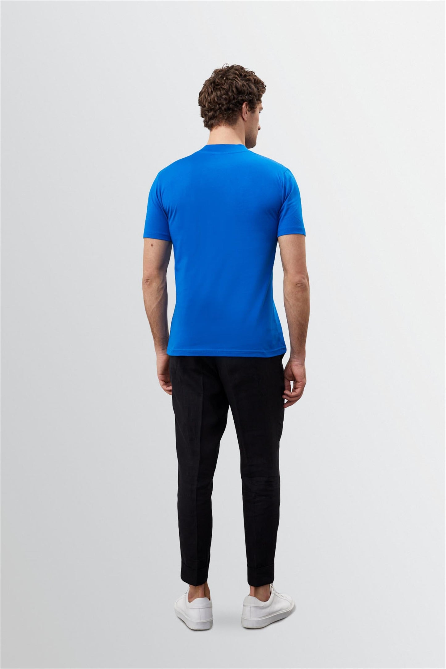 Men's Sax Slim Fit Basic T-Shirt