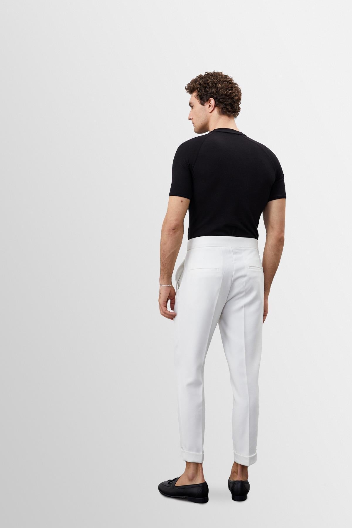 Men's Black Slim Fit Crew Neck T-Shirt