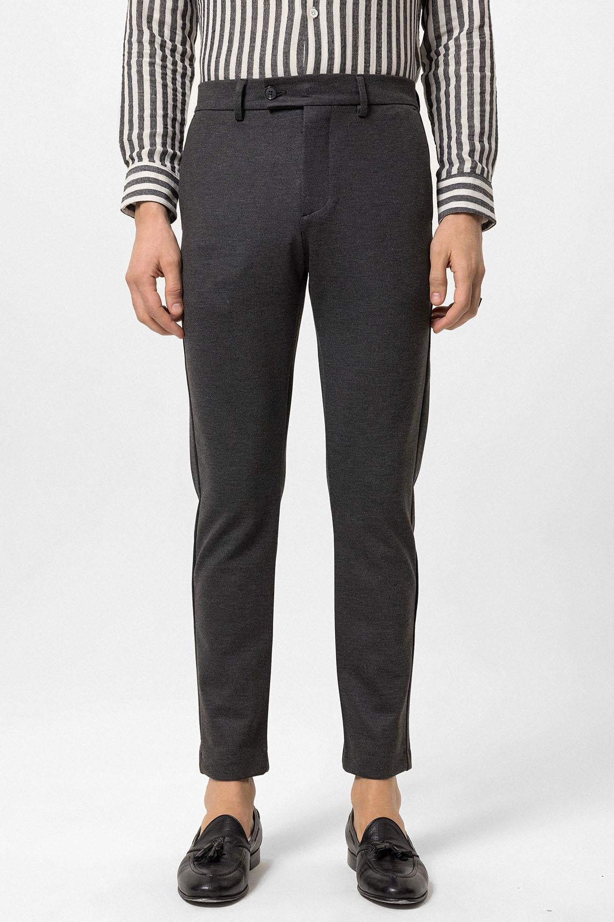 Men's Anthracite Slim Fit Pants