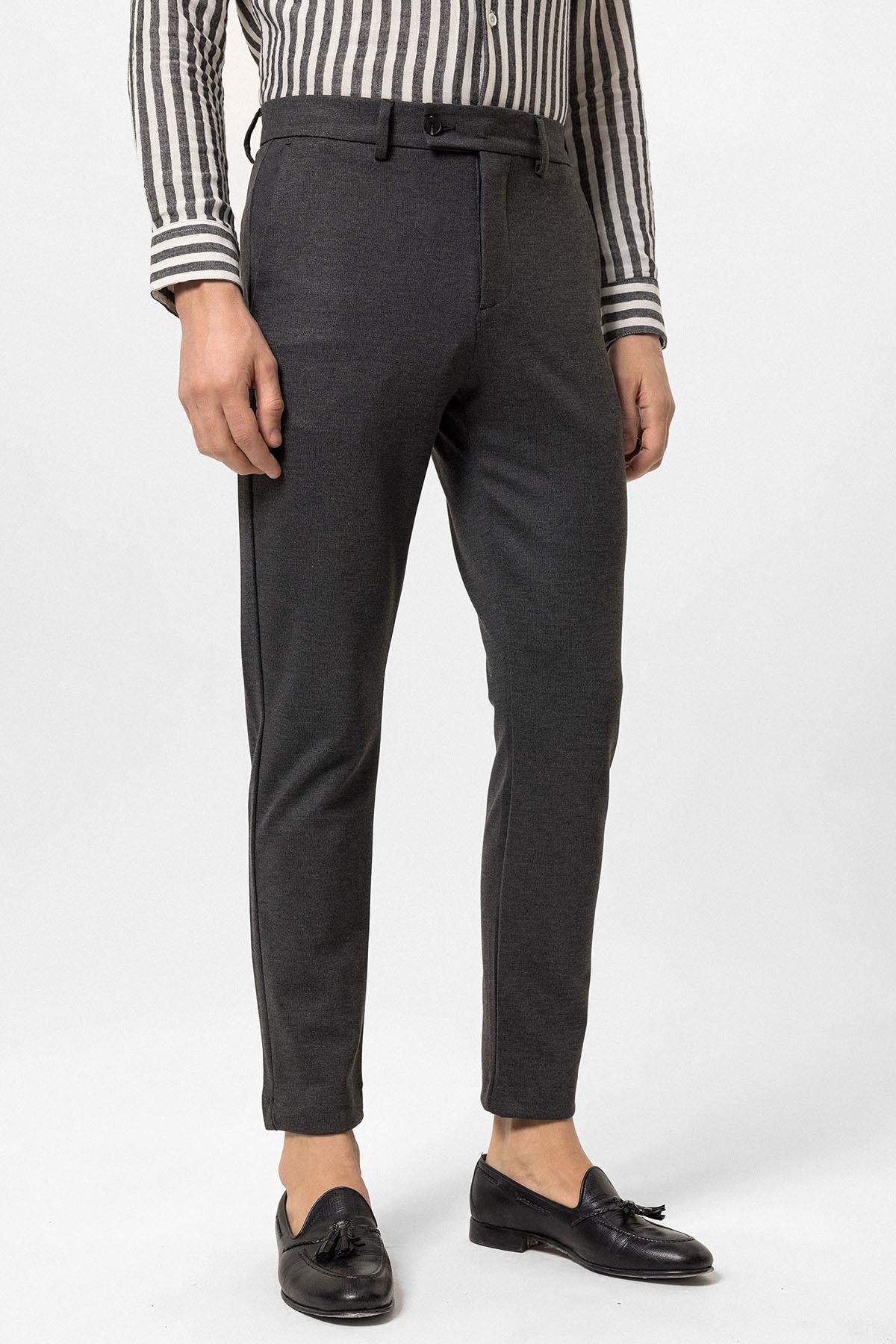 Men's Anthracite Slim Fit Pants