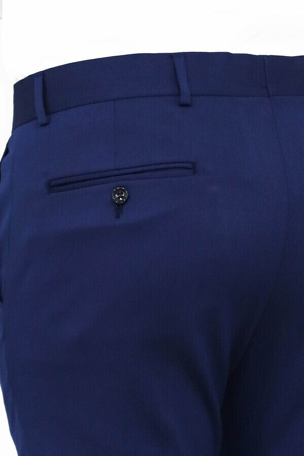 KOALA SYDNEY Slim Fit Plain Blue Men Pants