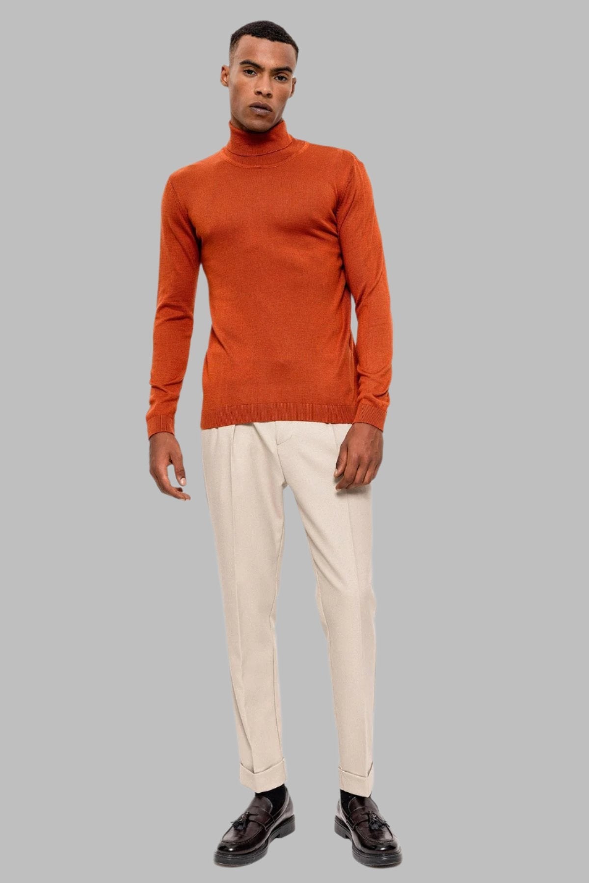 KOALA SYDNEY Men's Tile Full Turtleneck Knitwear