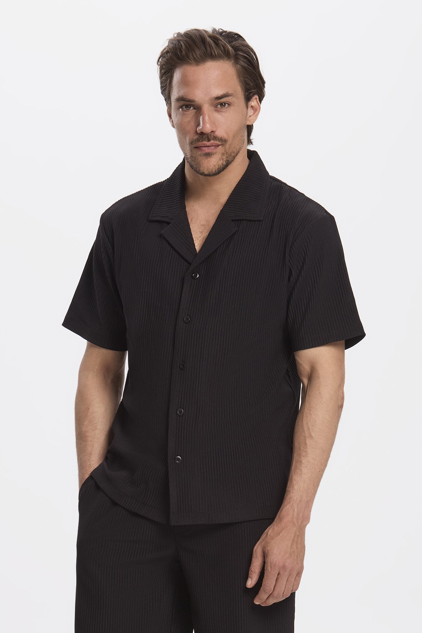 Pleated Short Set