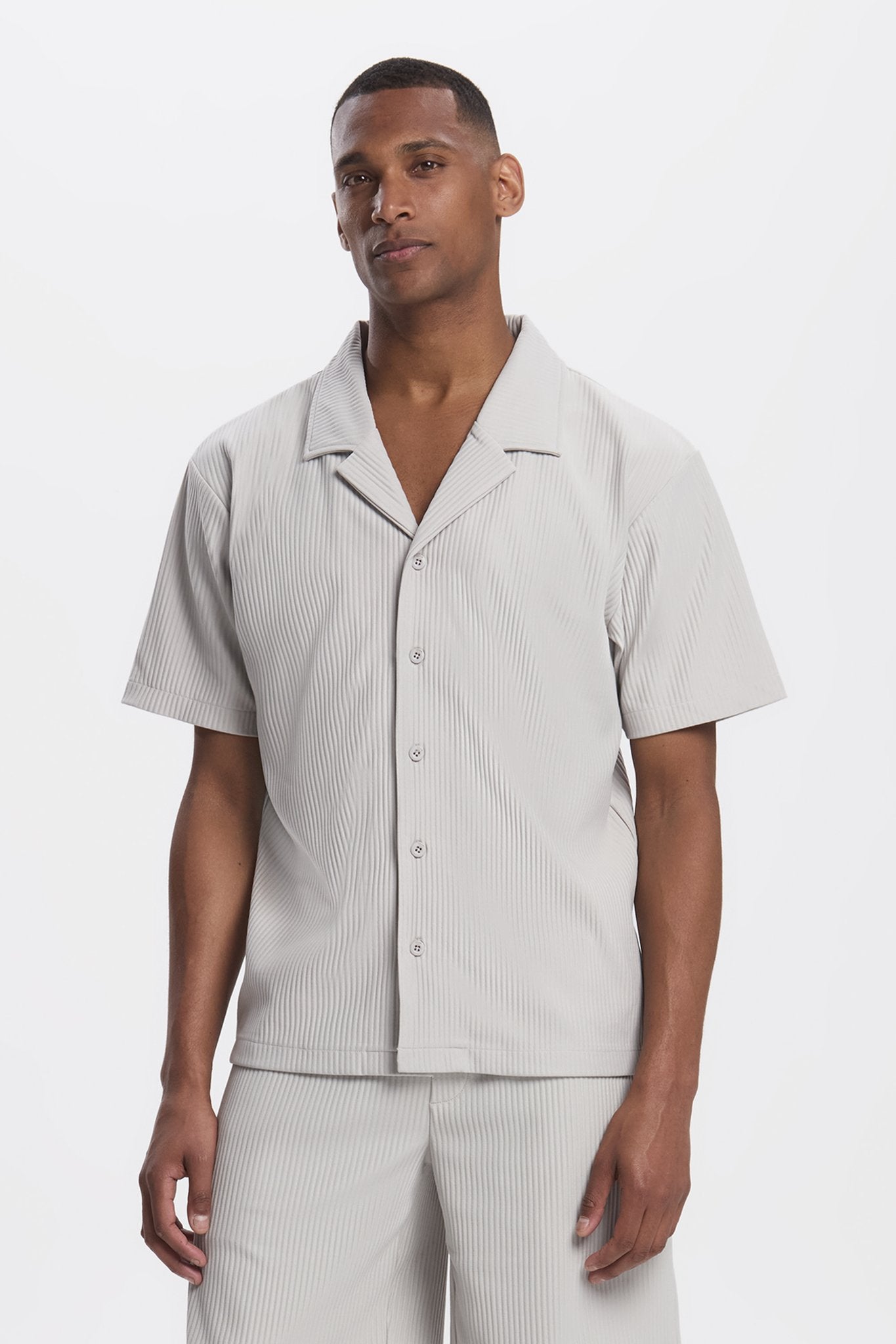 Pleated Short Set
