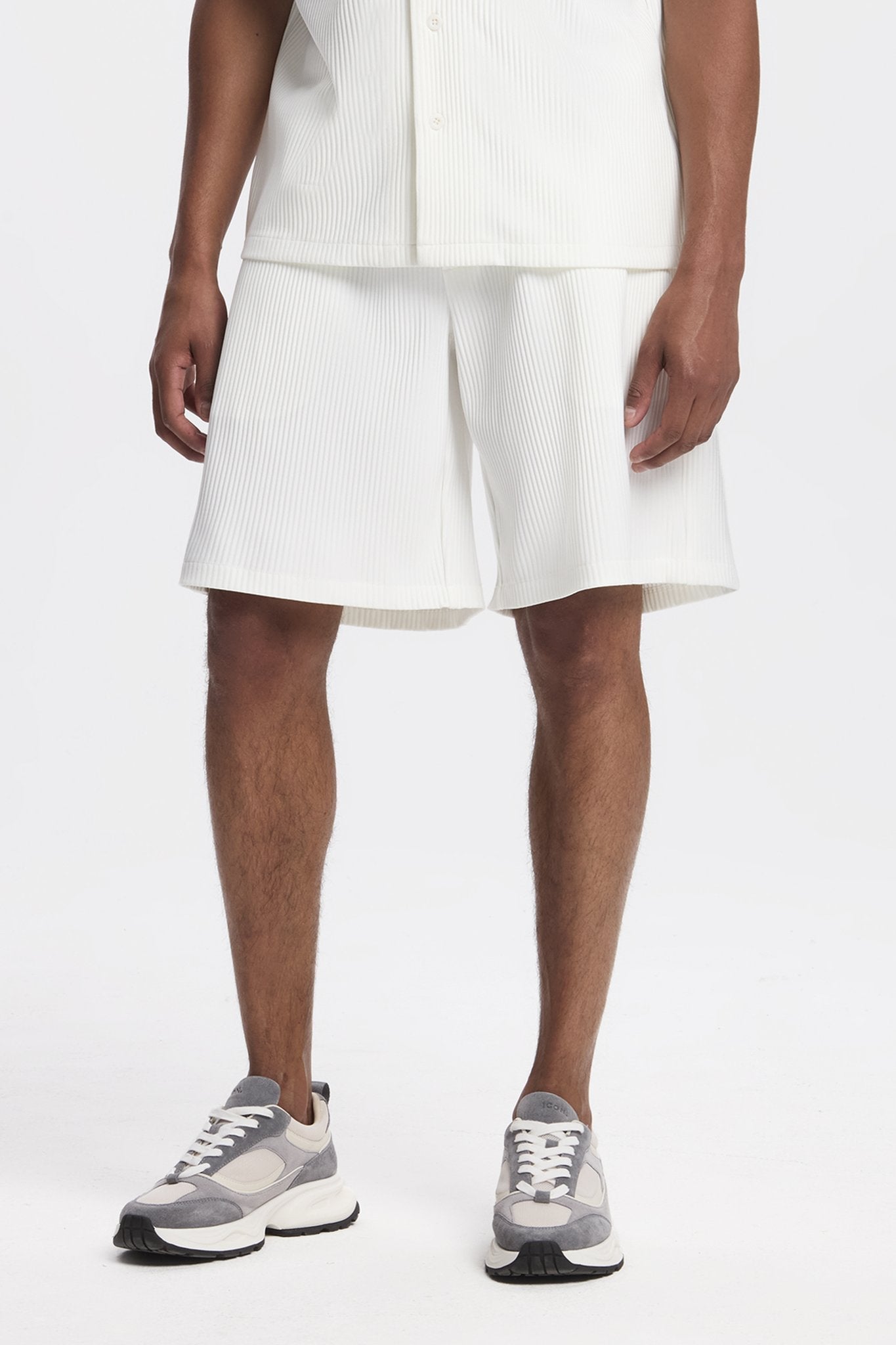 Pleated Short Set
