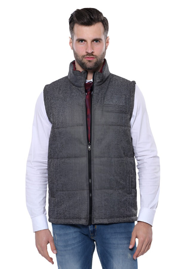 Two-Sided Black Waistcoat - Wessi