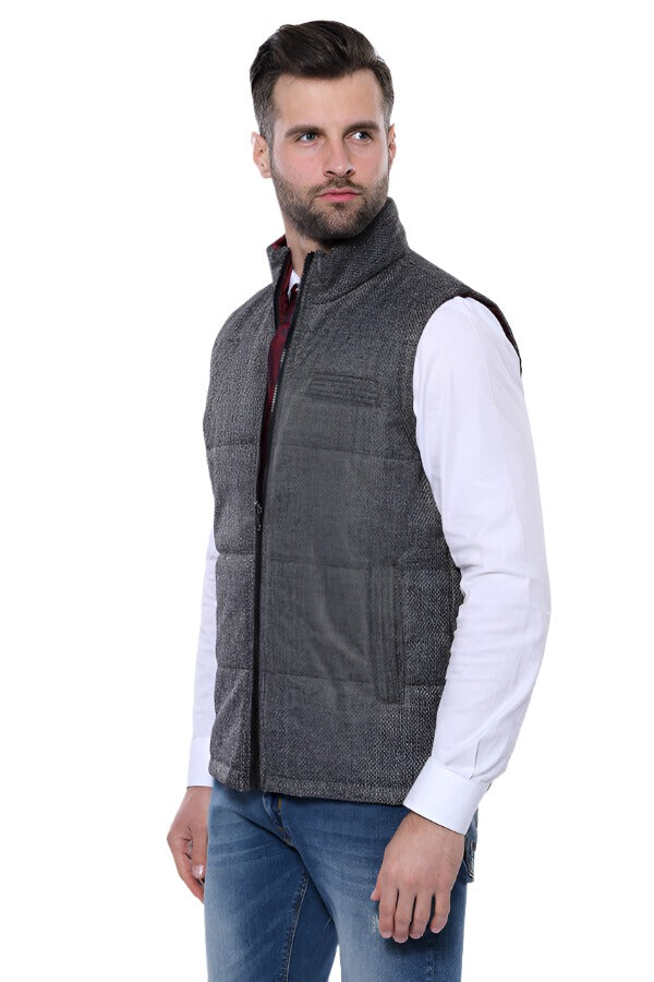 Two-Sided Black Waistcoat - Wessi