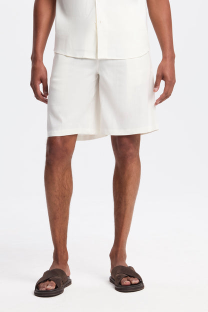 THE LINEN SHORT SET