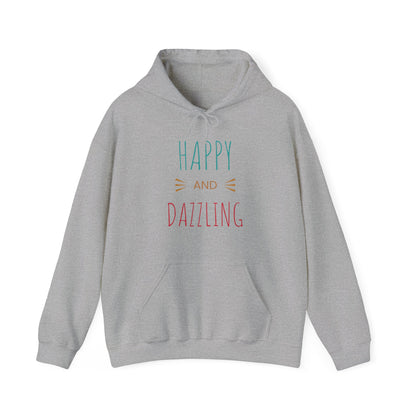 Happy and Dazzling Unisex Hoodie – Cozy Gift for All Occasions