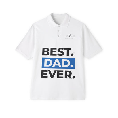 Best Dad Ever Polo Shirt - Perfect Gift for Father's Day