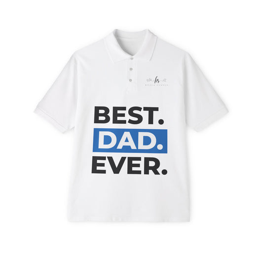 Best Dad Ever Polo Shirt - Perfect Gift for Father's Day