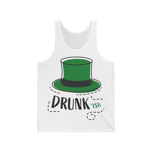 St. Patrick's Day Drunk'ish Tank Top | Unisex Jersey Sleeveless Tee