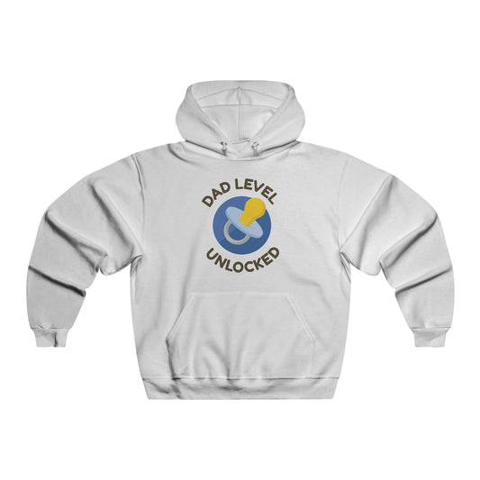 Dad Level Unlocked Hooded Sweatshirt - Perfect for New Dads