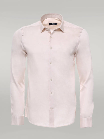 KOALA SYDNEY  Slim Fit Long Sleeve Ivory Men Shirt -