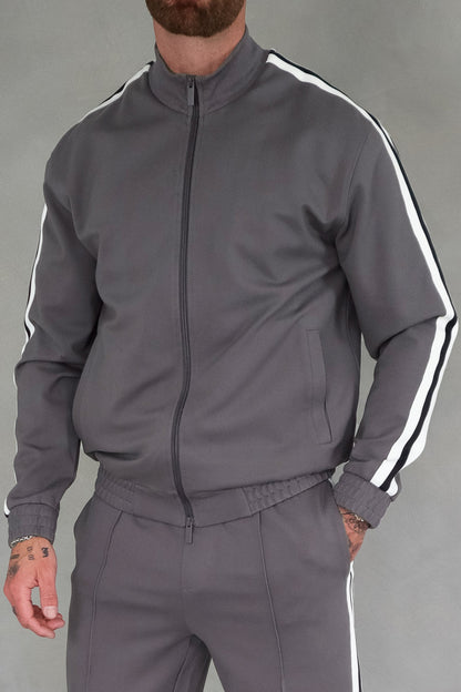 Track Jacket with Tape Detail
