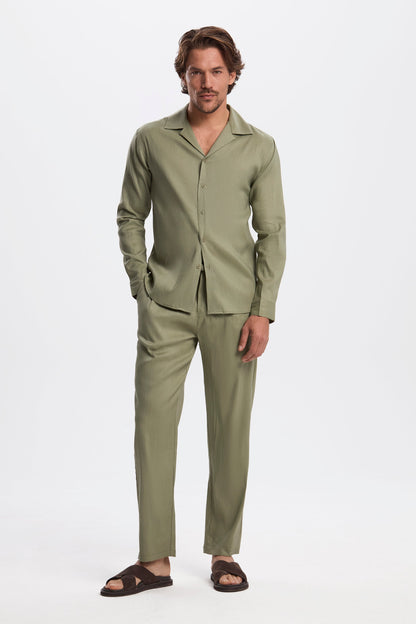 THE LINEN LS SHIRT