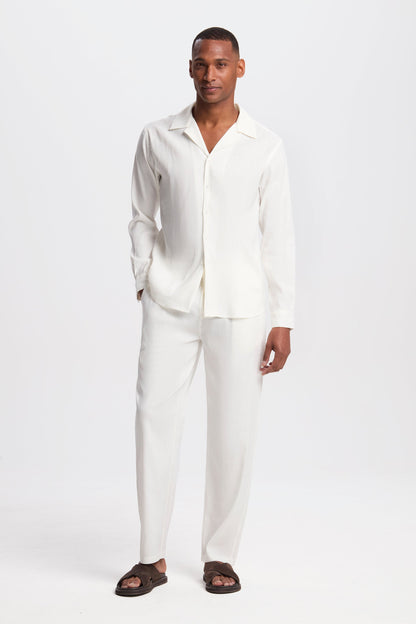 THE LINEN LS SHIRT