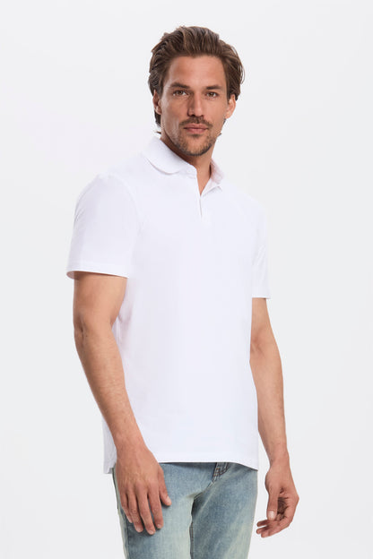 Classic Button-Up Polo