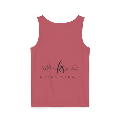 Dog Dad Unisex Garment-Dyed Tank Top - Perfect Gift for Pet Lovers