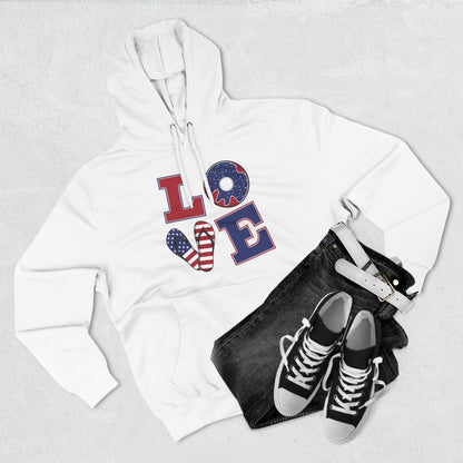 Koala Sydney Patriotic Love Fleece Hoodie for Men
