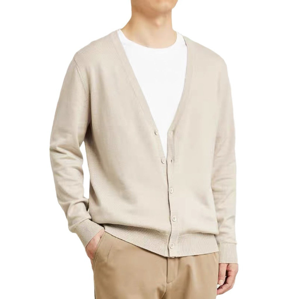 KOALA SYDNEY Men’s Loose Knit Cardigans Casual Button-Up Sweater