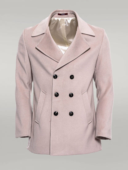 Double Breasted Cachet Cream Color Coat