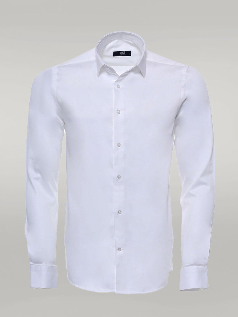 KOALA SYDNEY  Cream Long Sleeve Slim-Fit Shirt -