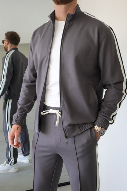Track Jacket with Tape Detail