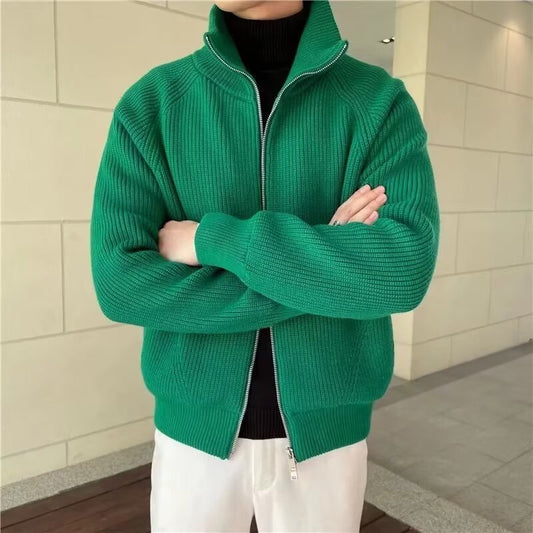 KOALA SYDNEY  Rabbit Fur Modal Men's Cardigan Sweater