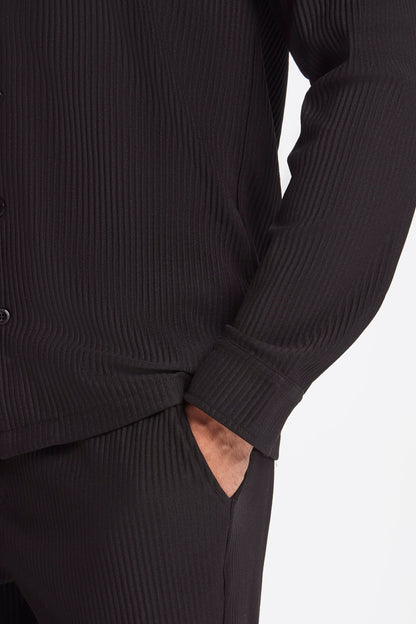 Pleated Long Sleeve Shirt