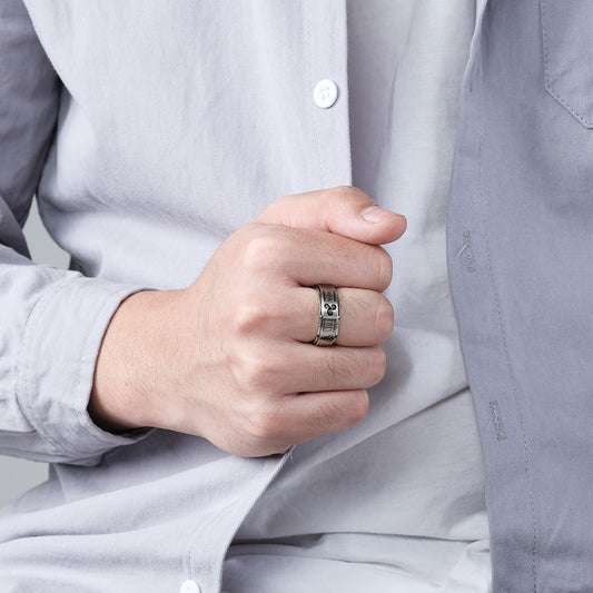 KOALA SYDNEY  Men's Rotatable Titanium Steel Ring
