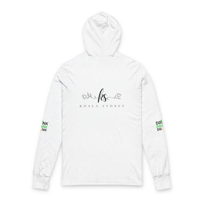 St. Patrick's Day Man Hooded Long Sleeve Tee - 'Drink Drank Drunk'
