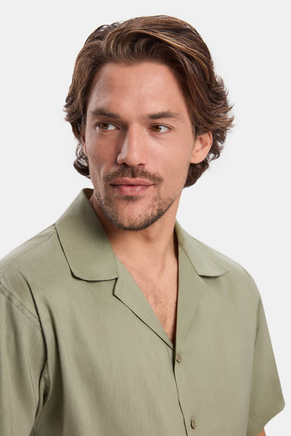 Short Sleeve Linen Shirt