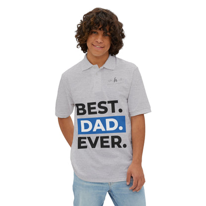 Best Dad Ever Polo Shirt - Perfect Gift for Father's Day