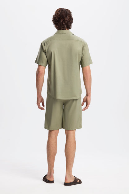 KOALA SYDNEY  Short Sleeve Linen Shirt