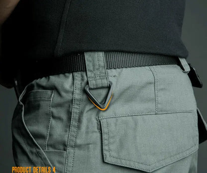 Men's Loose Cargo Shorts with Multiple Pockets