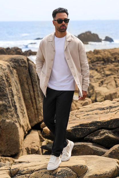 THE LINEN OVERSHIRT