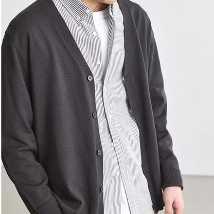 KOALA SYDNEY Men’s Loose Knit Cardigans Casual Button-Up Sweater