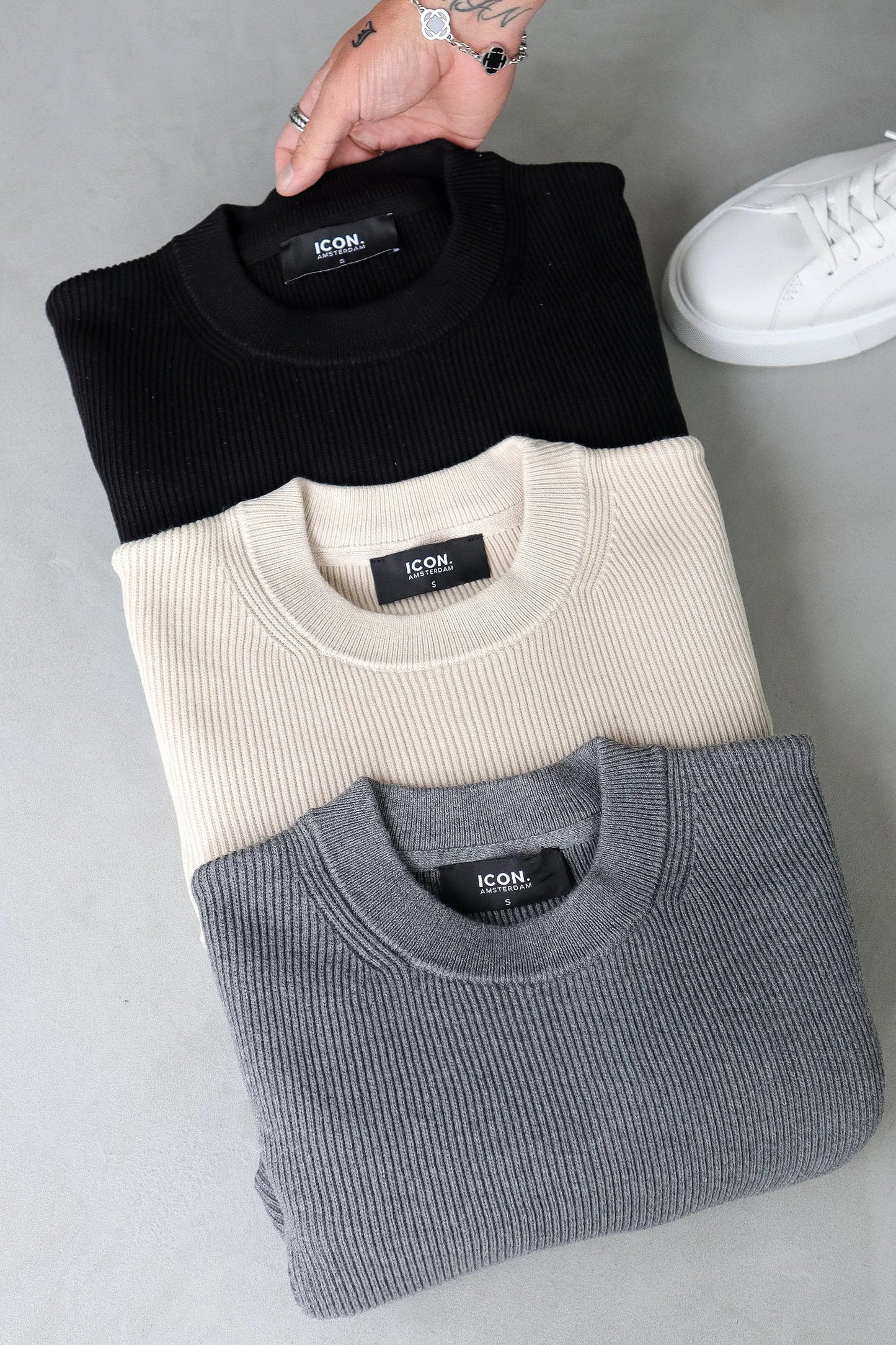 Renzo Classic Crewneck Sweater