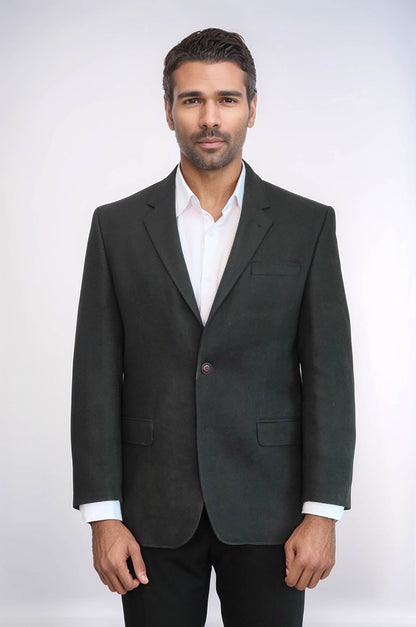 4 Drop Cachet Dark Green Men Blazer