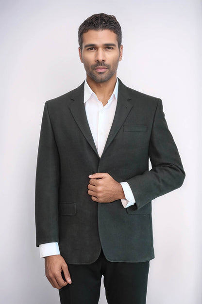 4 Drop Cachet Dark Green Men Blazer