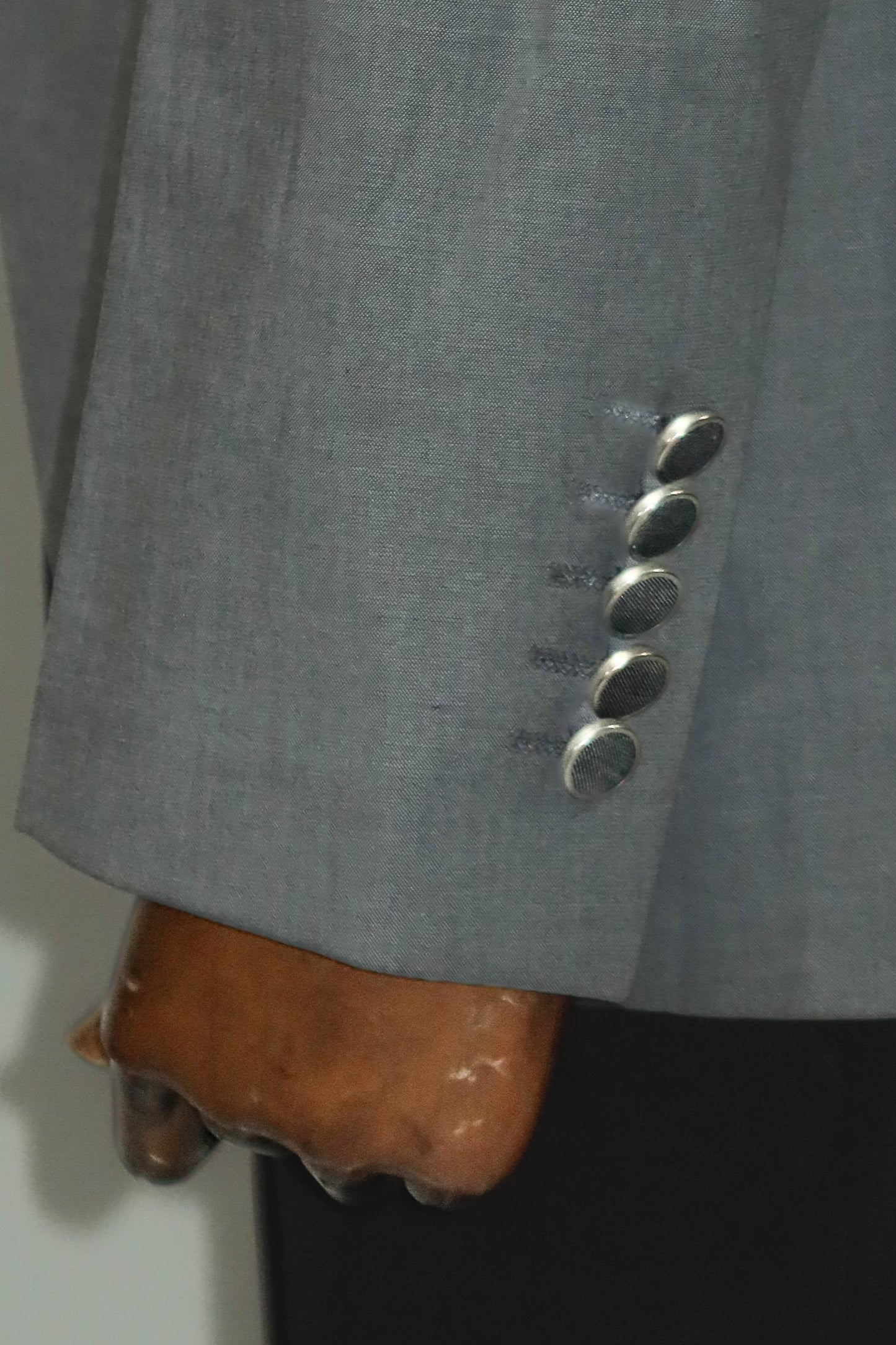 KOALA SYDNEY 3 Pockets 2 Buttons Cross Piping Grey Jacket-Wessi