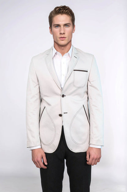 KOALA SYDNEY Grey Blazer With Patch Pockets