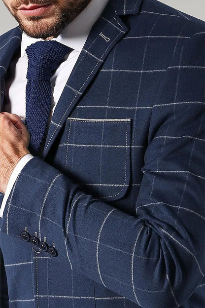 KOALA SYDNEY Modeled Slim Fit Navy Blue Jacket