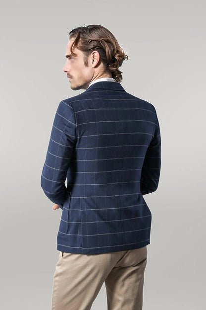 KOALA SYDNEY Modeled Slim Fit Navy Blue Jacket